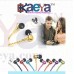 OkaeYa Zip Style Earphones With Mic High Treble & Bass Works with all Android or Iphone Devices (Color May Vary) (Only For Members)
